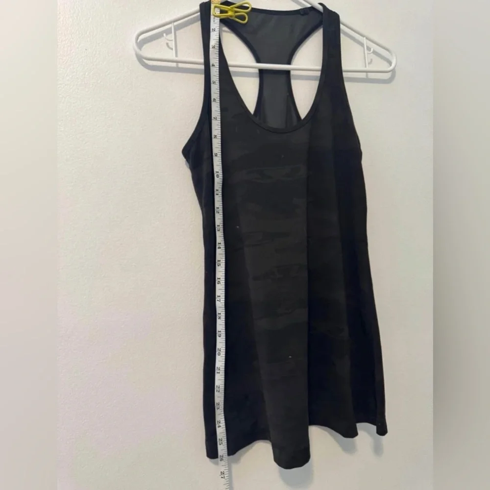 Lululemon Athletica Black Camo Tank Top
